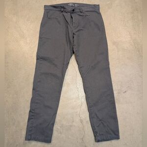 Alex Crane Gray Cotton Pants Mens 33 (34x30)